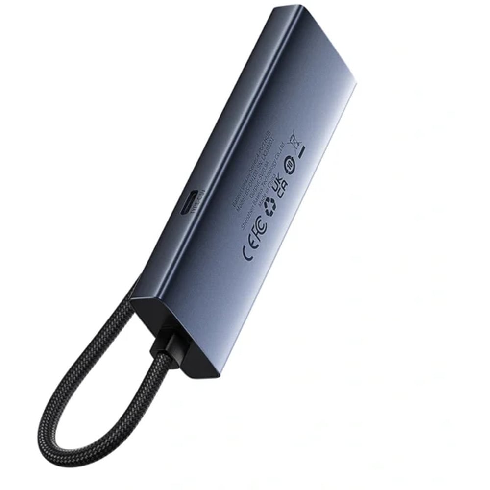 Baseus UltraJoy Series 4-Port USB-A to USB 3.0*4+USB-C 5V Hub Adapter