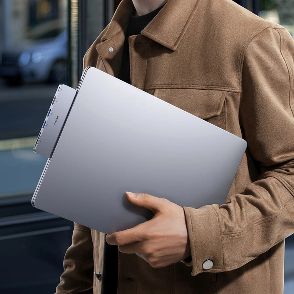 Baseus UltraJoy Series 6-Port Type C * 2 to USB-C 40Gbps*1+HDMI 4K@30Hz*1+USB3.0*2+SD/TF3.0*1  Direct Link Hub Adapter