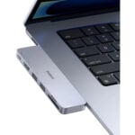 Baseus UltraJoy Series 6-Port Type C * 2 to USB-C 40Gbps*1+HDMI 4K@30Hz*1+USB3.0*2+SD/TF3.0*1  Direct Link Hub Adapter - Image 3