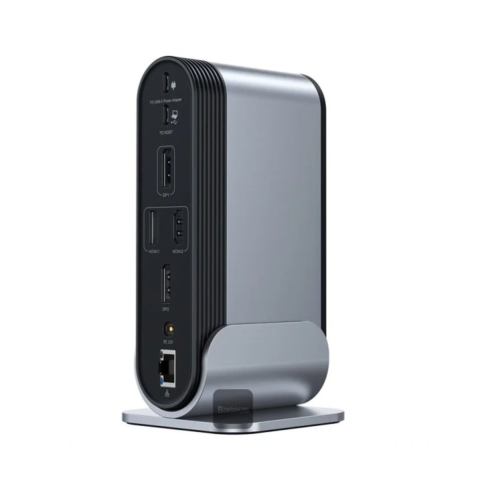 Baseus UnionJoy 14-Port Three-Screen Multifunctional Type-C Hub Adapter